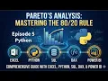6 How do we apply the Pareto principle using Python