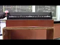 Demonstration of standing wave in line longitudinal