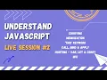 Understand Javascript currying memoization this bind call apply polyfills