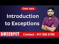 Introduction to Exception Handling in Java Ameerpet Technologies