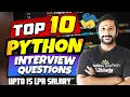 Top 10 Python Interview Questions Answers Crack Any Python Interview Kaashiv Infotech Python