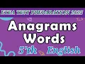 Anagrams English Vocabulary Word Play - What are Anagrams Anagram English Words Anagram words