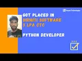 Besant Technologies Tambaram Reviews RATHINAM BE Mech to Python Developer Got Placed 3LPA