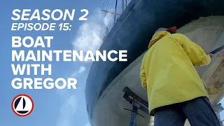 Boat Maintenance, Painting the Hull and More! / solo sailing