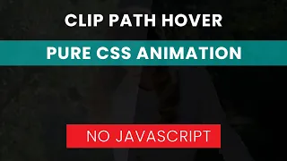 CSS Clip path hover Pure CSS Animation