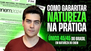 Como GABARITAR Ciências da NATUREZA do Enem 2024 na PRÁTICA