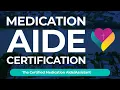 Medication Aide Certification Benefits