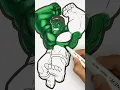 HULK Smash Coloring Page - Jungle