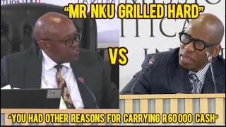 commissioner madlanga press mr nku slamming his reason for carrying r60 000 cash