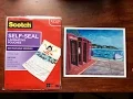 How To Use The Scotch Self Seal Laminating Pouches View in