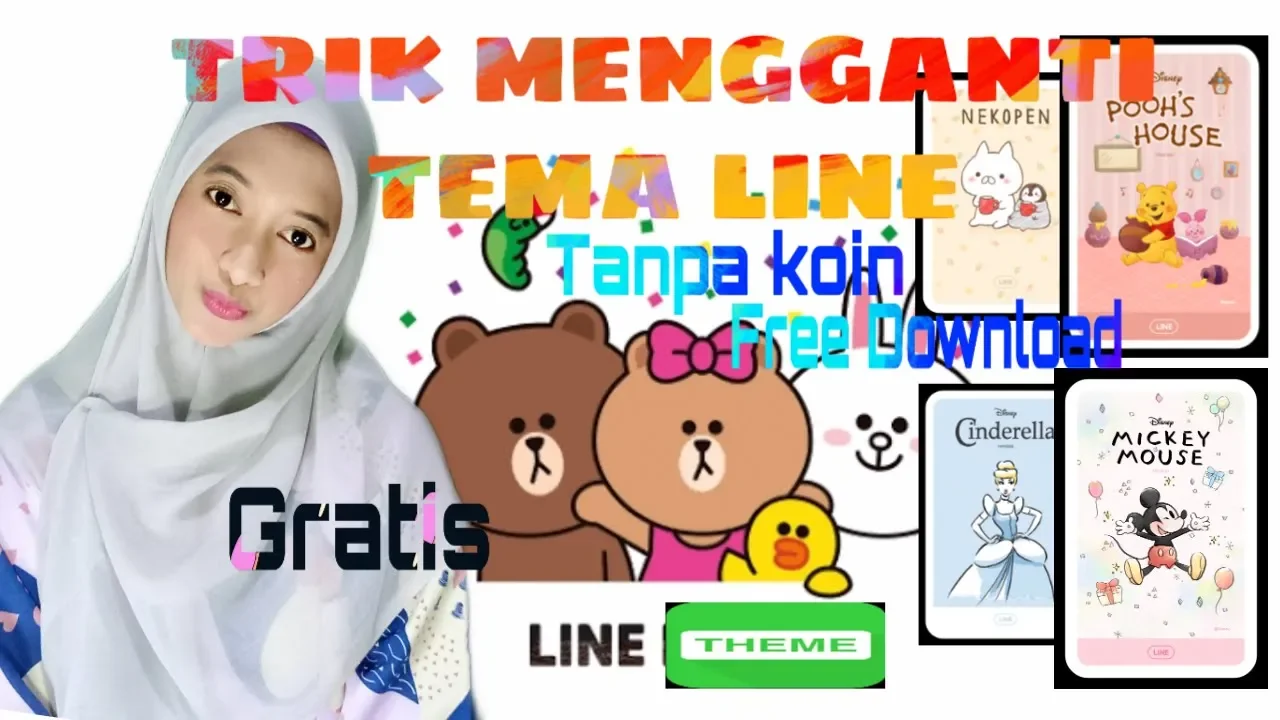 CARA MENGGANTI TEMA LINE GRATIS TANPA KOIN ANDROID 100% WORK 😨😍. 