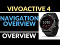 Navigation Setup and Overview - Garmin Vivoactive 4 Tutorial