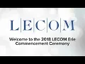 LECOM Erie Commencement 2018