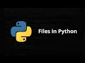 13 Files in Python - Absolute path and relative path