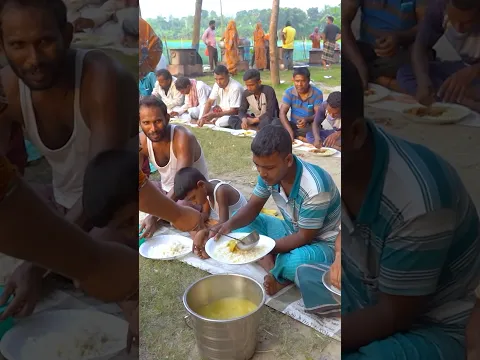 Full Village People EATING Fish Curry & Rice #aroundmebd #fishcurry #fish #youtubevillage #food