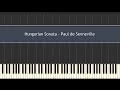 Download Lagu Hungarian Sonata - (Richard Clayderman) Paul de Senneville (Piano Tutorial)