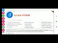Class 8 Chap 7 Review Python