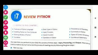Class 8 Chap 7 Review Python
