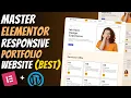 ELEMENTOR Masterclass Build a PROFESSIONAL PORTFOLIO Website Like a Pro WordPress Tutorial 2026