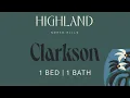 Clarkson 1 Bed 1 Bath The Union Finish Package