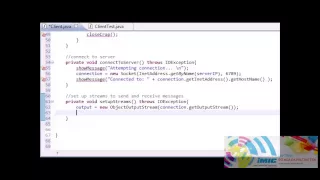 Intermediate Java Tutorial 53 Setting Up the Client Streams