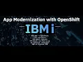 Application Modernization on IBM i with Containers Red Hat OpenShift - Demo Architecture Overview