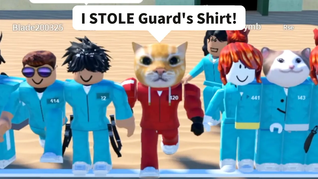 Stronk Cat Played Squid Game in Roblox