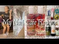 My nail care routine DIY home foot mask Jolie