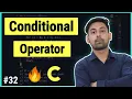 Conditional Operator Or Ternary Operator In C Lecture In Hindi By Nirbhay Kaushik
