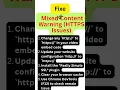 Fix Mixed Content Warnings in SECONDS HTTPS FIX