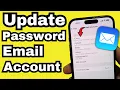 How to Update Email Account Password on iPhone All Free Email and Custom Domain Email