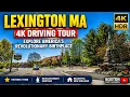 Lexington MA 4K Driving Tour Explore America s Revolutionary Birthplace