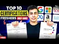 Top 10 Certificates That Will Get You HIRED AWS Azure Google Cloud Cisco