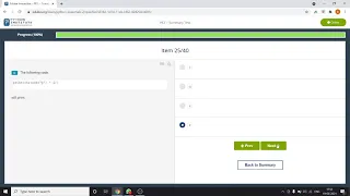 Python Essentials 2 INTERMEDIATE test Test