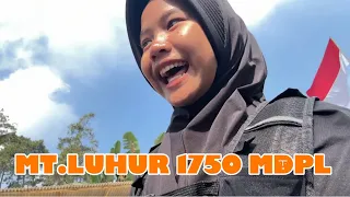PENDAKIAN KE GUNUNG LUHUR SUKAMAKMUR ⛰️