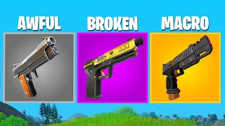 Fortnite has a Pistol Problem