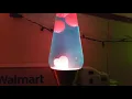 New 16 3 Lava Lamp red wax blue liquid