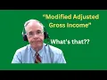 Modified Adjusted Gross Income -