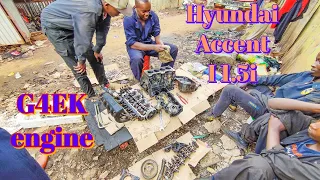 Hyundai G4EK Accent I 1 5i Engine Overhaul G4EK Hyundai Engine Rebuild