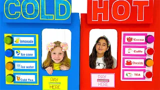 nastya and hot vs cold challenge
