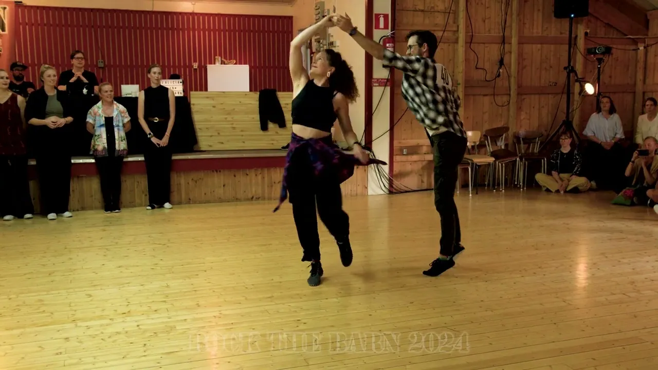Kastytis Pucilauskas & Sabina Sandström - 5th place Intermediate Jack&Jill - Rock The Barn 2024