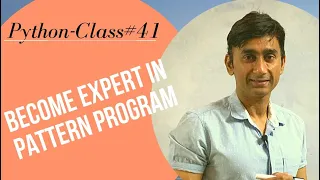 PATTERN PROGRAMS IN PYTHON NESTED LOOP IN PYTHON IN HINDI RAJU SIR KI PATHSHAALA CLASS