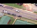 Sky 4 shows scene of deadly shooting at bus stop in Gaffney South Carolina