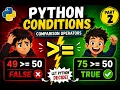Learn Python If Elif Else in 5 Minutes Python Conditions for Kids Beginners Part 2