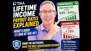 TIAA Lifetime Income Payout Rates Explained What s Good vs Bad at Age 65