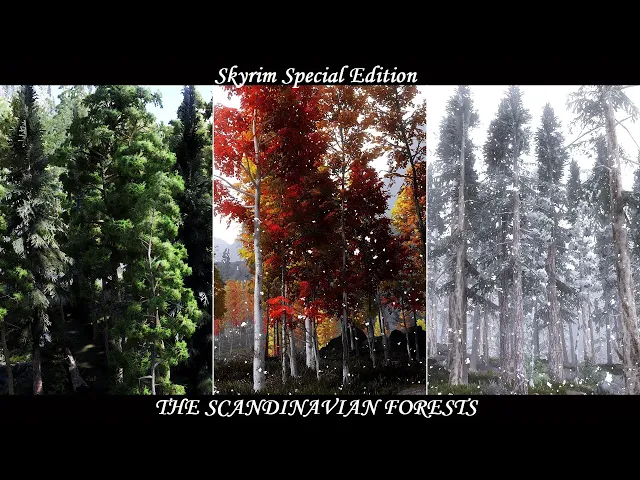 Skyrim SE - Mod: The Scandinavian Forests