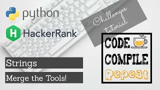 Python Merge the Tools Hackerrank Solution