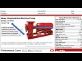 Bell Gossett esp-Systemwize Pump Selection Program Showing New Capacities For an Existing Pump