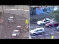 FULL CHASE Police chase suspect through South L A surface streets