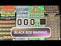 000 BLACK BOX WI IL LOTTERY SCRATCH OFF TICKETS 30 BLOWOUT X 50 MILLIONAIRE CLUB AND MORE